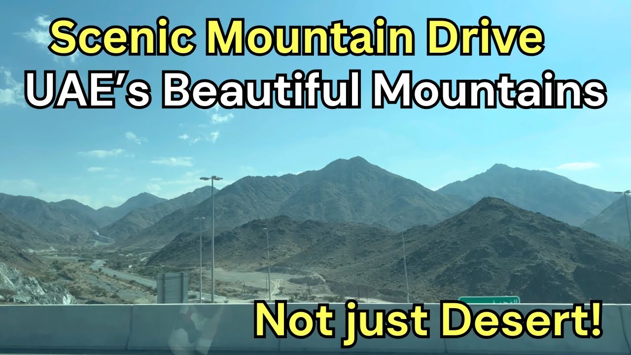 Beautiful UAE Mountain Drive 🇦🇪| Scenic Road | Not just Desert