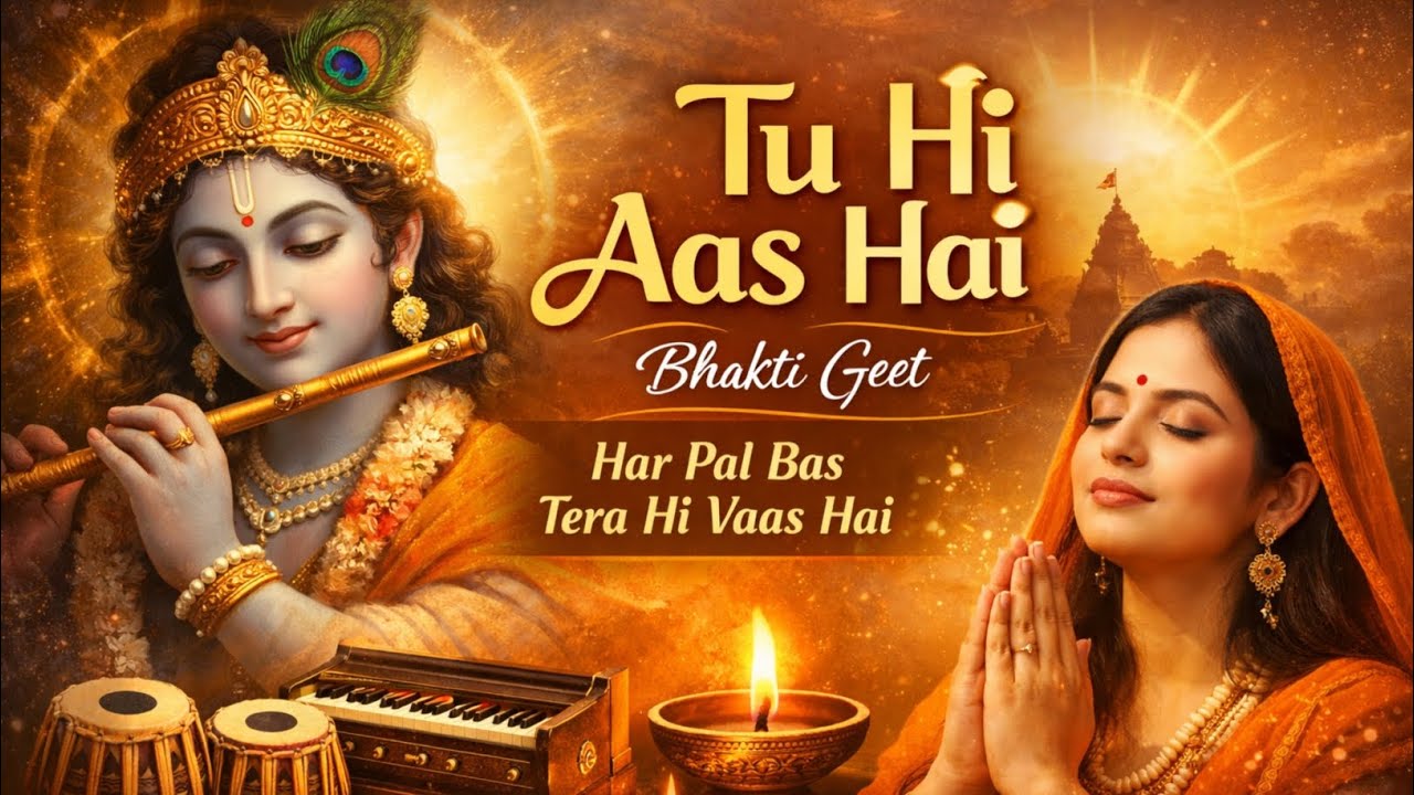 Tu Hi Aas Hai 🙏 | Heart Touching Bhakti Geet | Krishna Bhajan | New Devotional Song