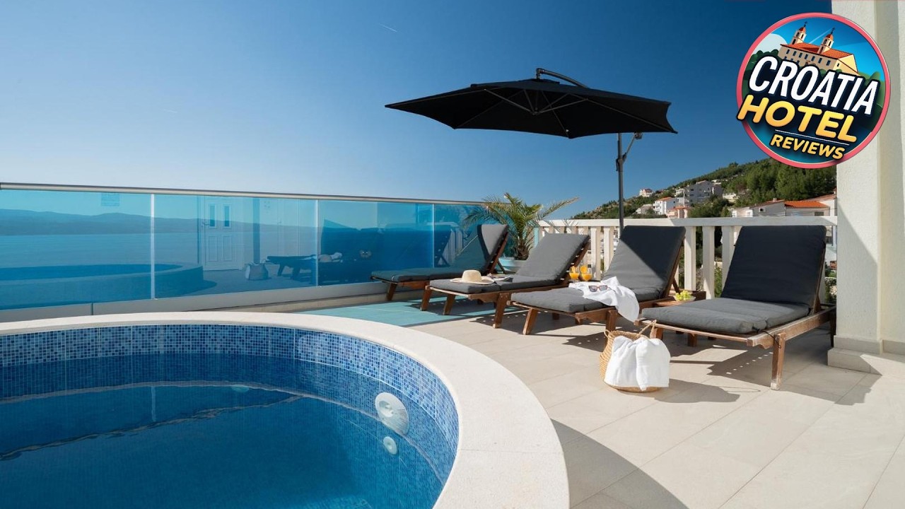 Sunny Hill Apartments with rooftop pool | Mimice, Croatia | Hotel Review 🛏️