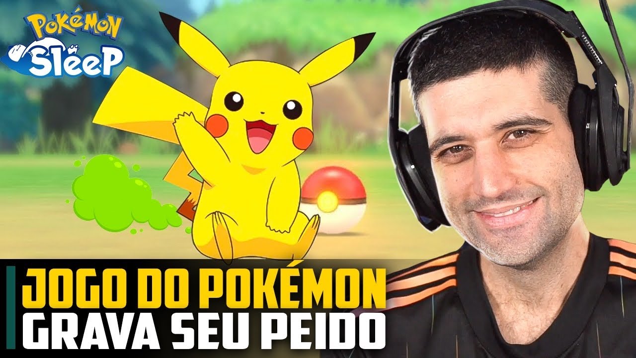 JOGO do Pok&eacute;mon grava o SEUS GASES eu ri muito