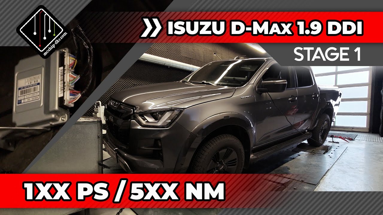 ISUZU D-Max 1.9 DDI 1XX PS DK1 | Software Stage 1 I 80 -140 km/h  I mcchip-dkr