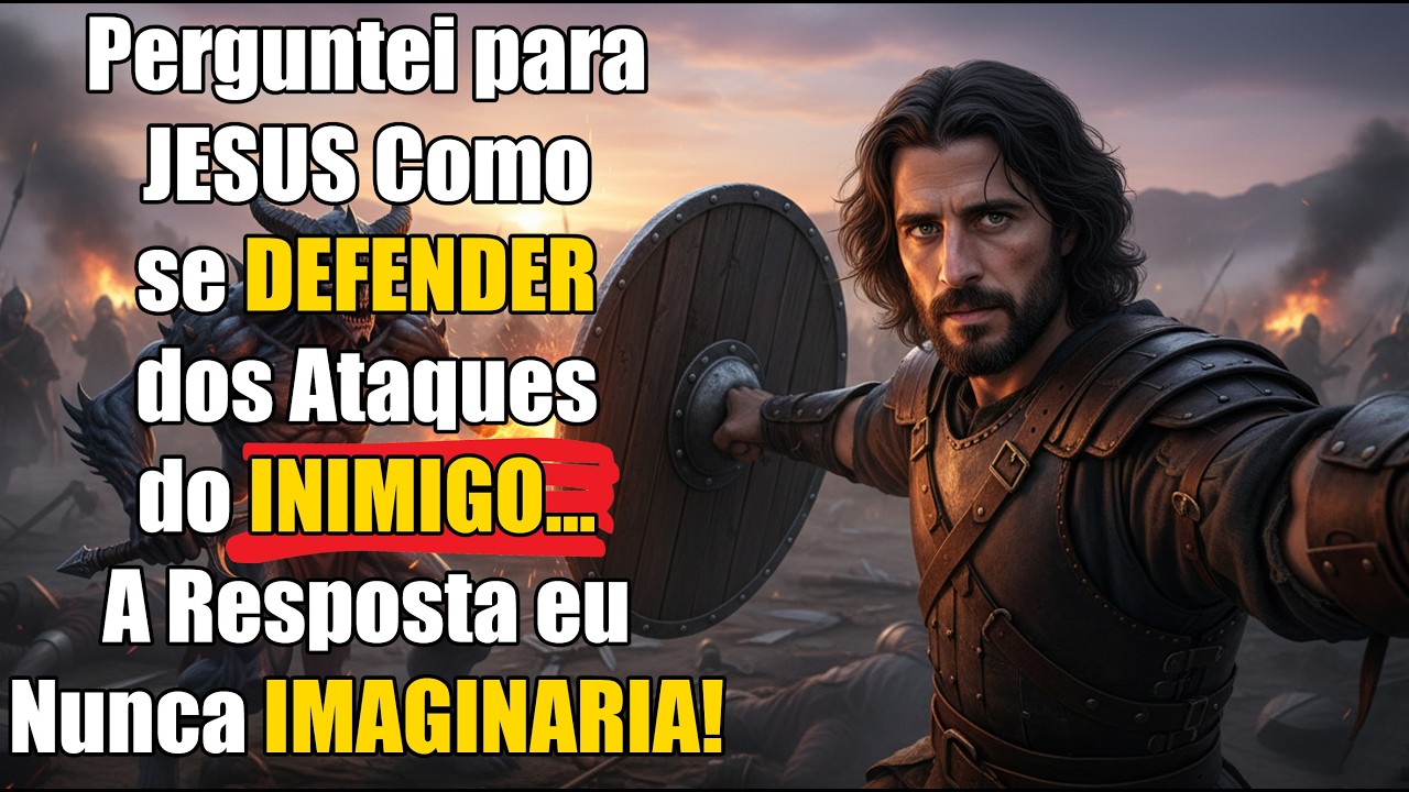 Perguntei para JESUS Como se DEFENDER dos Ataques do INIMIGO —A Resposta eu Nunca IMAGINARIA na Vida