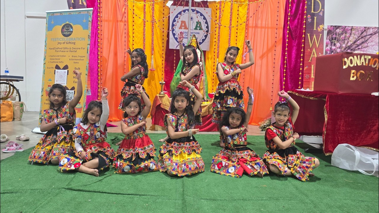 Little kids Gujarati Folk dance mashup