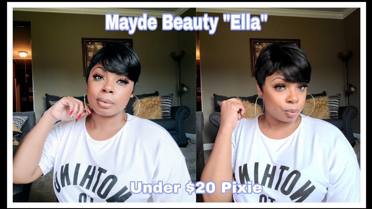Frugal Friday's| Mayde Beauty Synthetic Wig - ELLA | Under $20 Pixie Wig |AllThings NikkiNicole