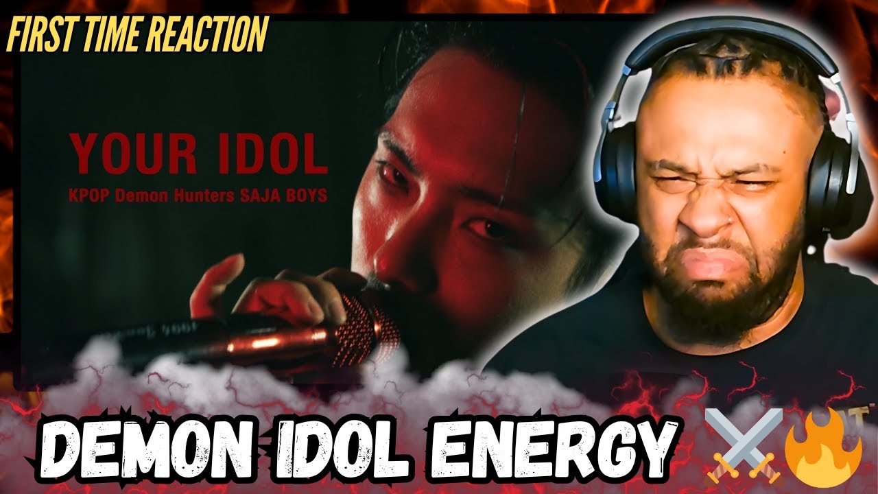 “YOUR IDOL” by JUNHEE (SAJA BOYS Cover) REACTION | Demon-Slayer IDOL MODE 🐯⚔️