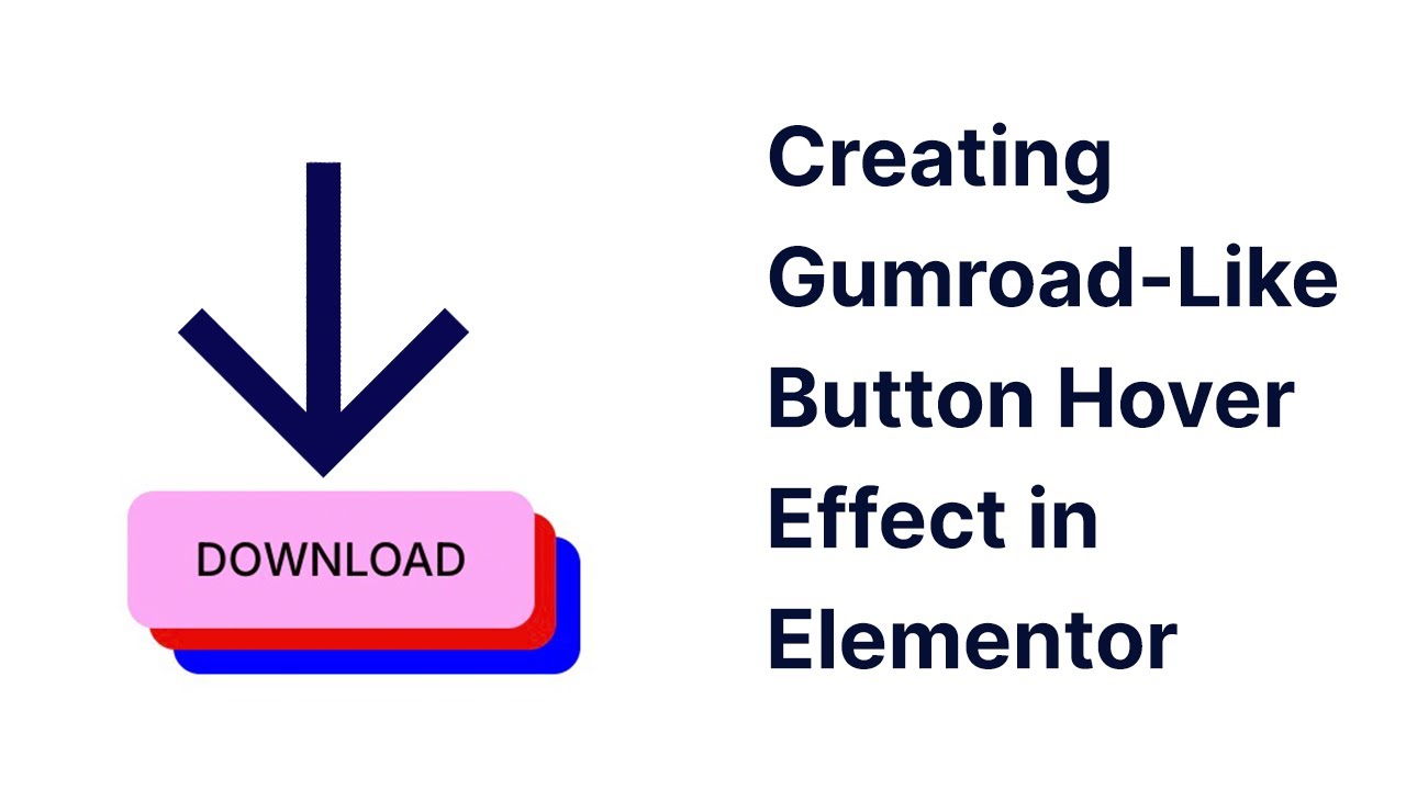 How to Create Gumroad-Like Button Hover Effect in Elementor