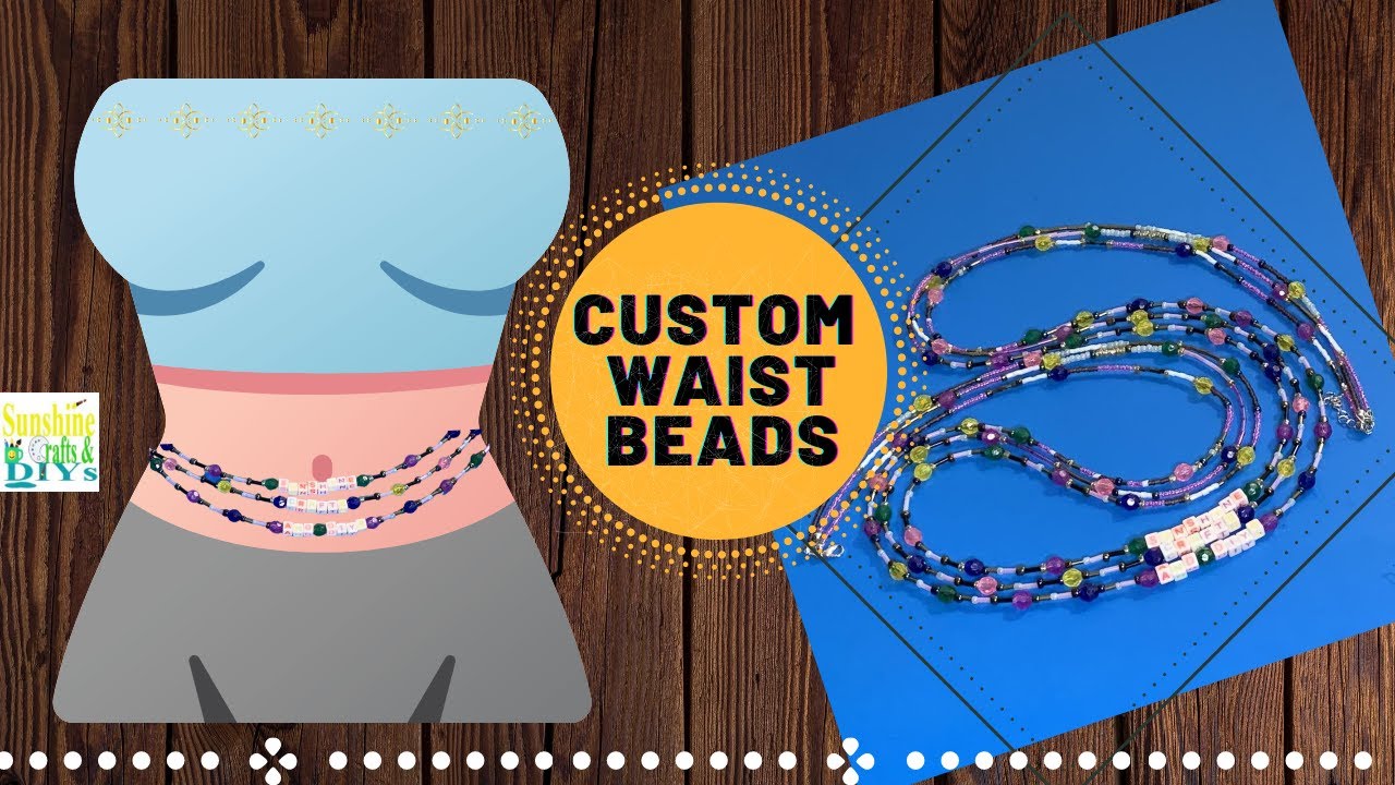 Waist Beads - Custom Dollar Tree Waist Beads with Clasp