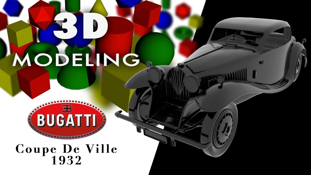 Bugatti Royale Coupe De Ville 1932 | Timelapse Modeling
