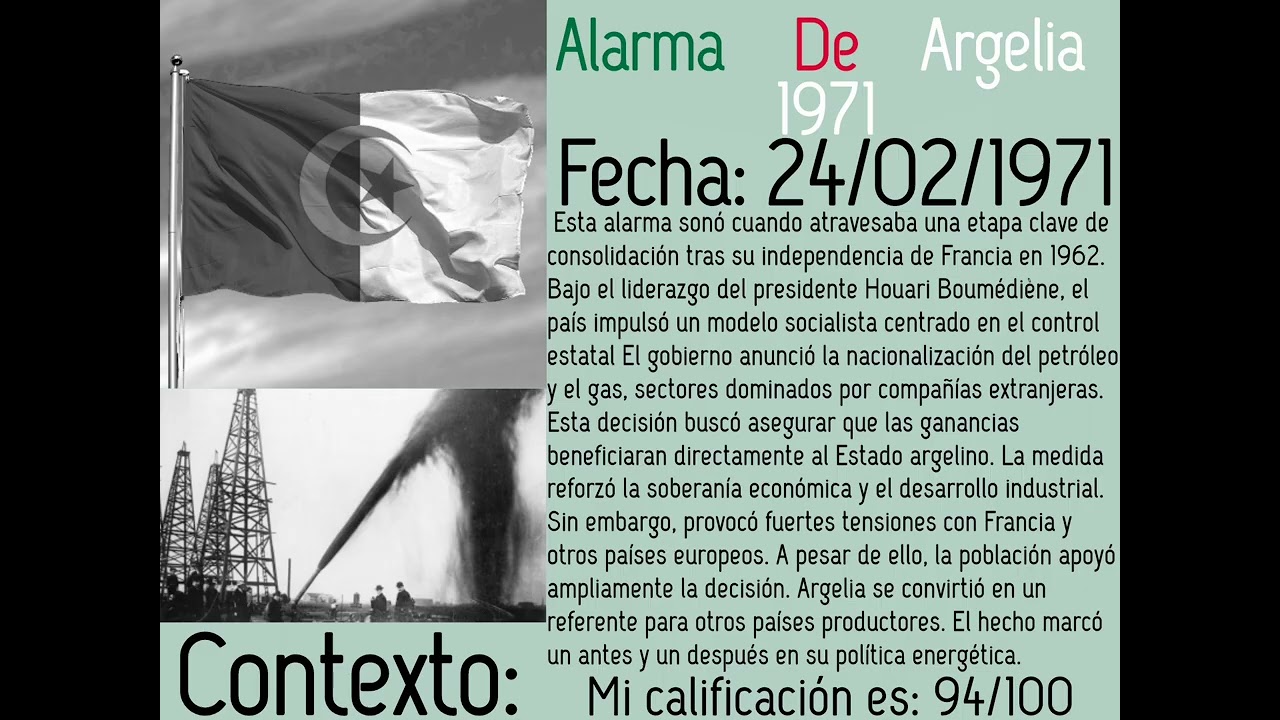 Argelia eas alarm 1971 🇩🇿