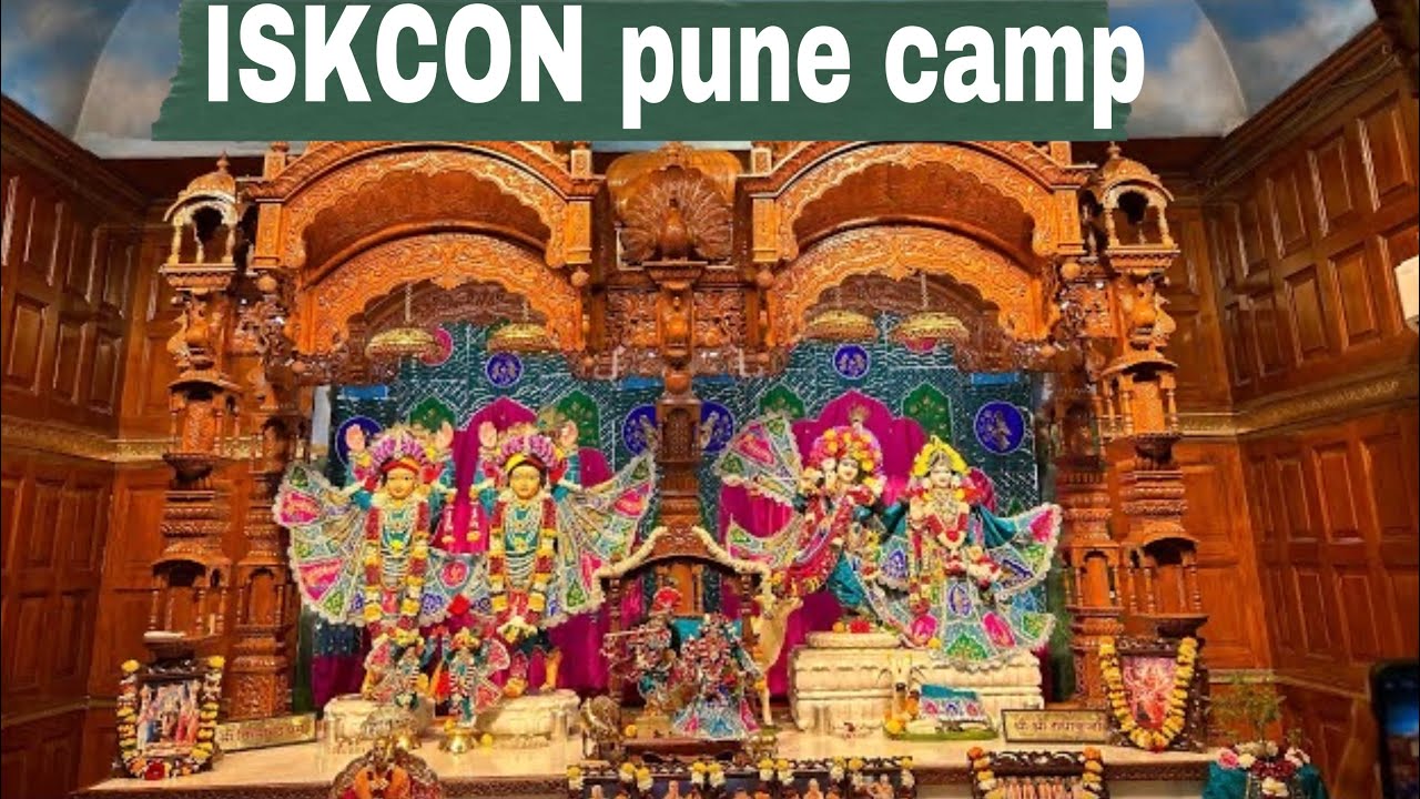 The ISkCON Temple in Pune | Sri Sri Radha kunjabihari mandir| ISkCON pune camp |