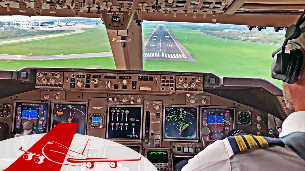 BEAUTIFUL COCKPIT VIEW | BOEING 747-400 | LANDING BUENOS AIRES
