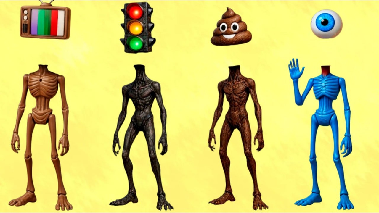 WRONG HEDS SIREN HEAD POOP🆚SIREN HEAD HOUSE🆚SIREN HEAD BRAIN EYE🆚SIREN HEAD OCTOPUS