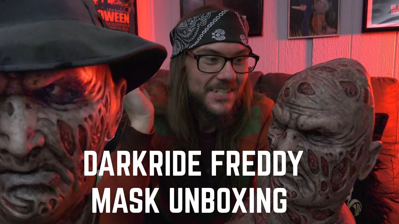Freddy Silicone Mask Unboxing (Darkride Part 1 V2)