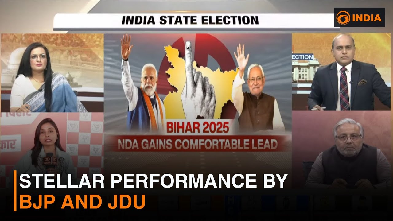Stellar performance by BJP and JDU and more news | DD India