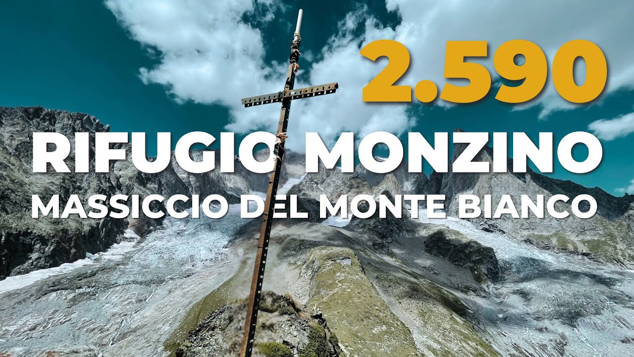 RIFUGIO MONZINO | Ferrata a 2.500 metri nel Massiccio del MONTE BIANCO | Valle d'Aosta [4K]