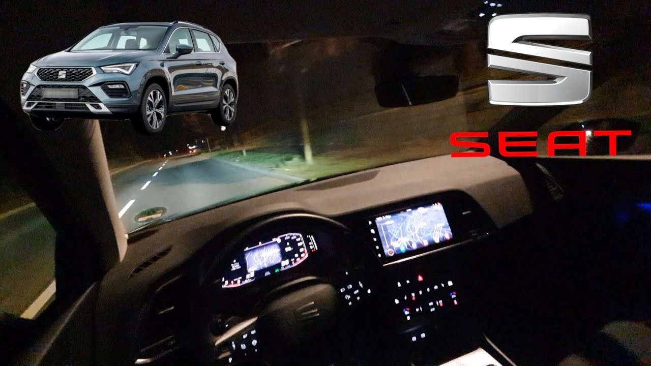 Seat Ateca FR POV Night Drive | City Downtown Vibes | ASMR night cruising