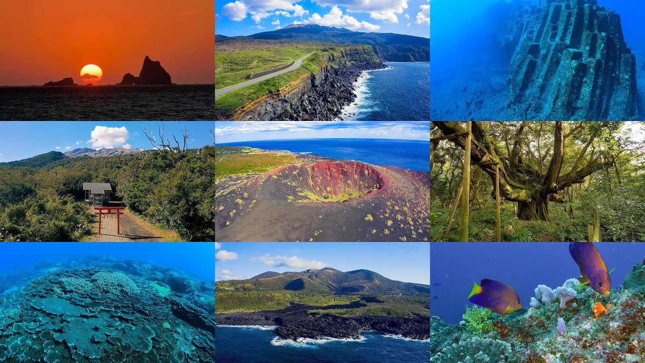 [4K] 東京の火山島：三宅島（東京諸島／伊豆諸島） Miyake-jima-island,volcano island inTOKYO islands,Izu islands.