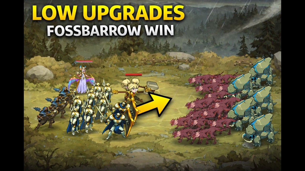 Easiest Way to Beat Fossbarrow | Demacia Rising (Low Upgrades Strategy)