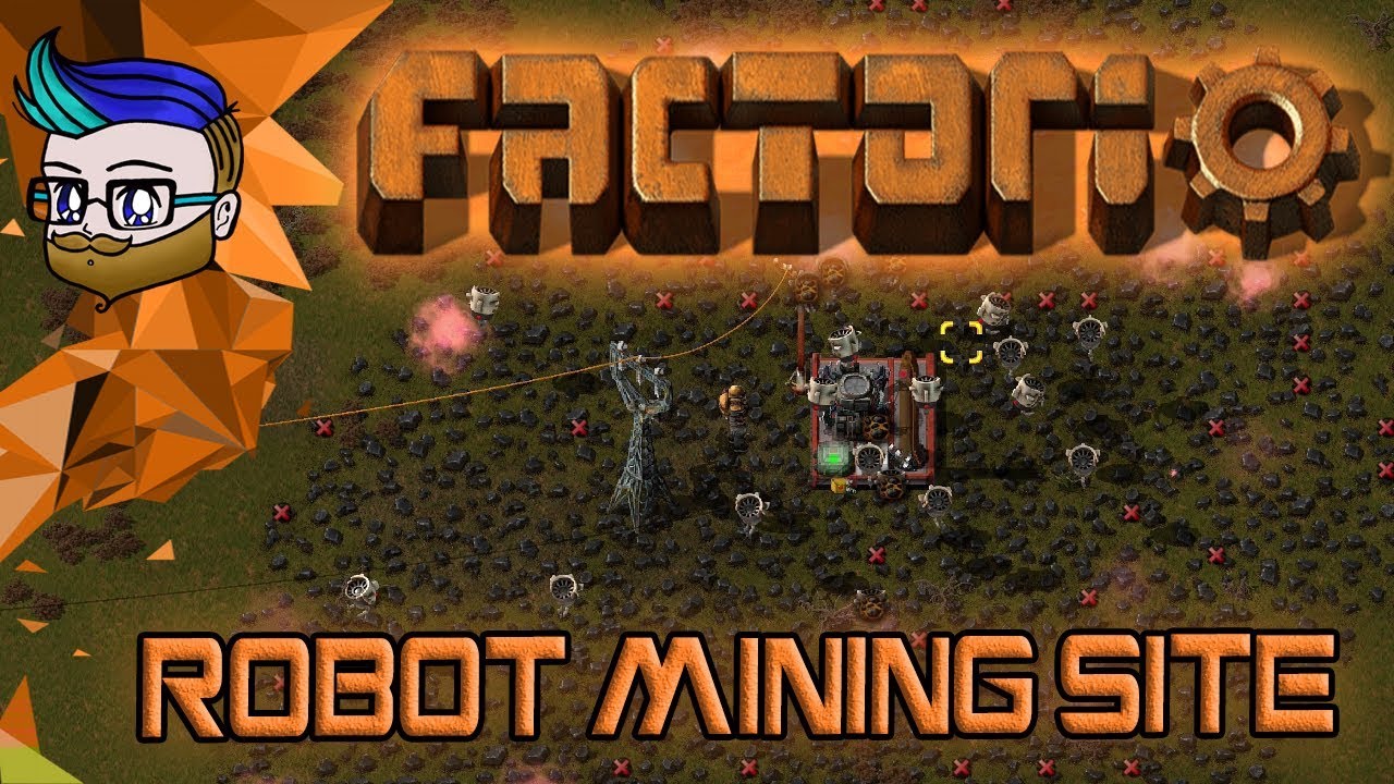 NEW MOD ADDED: ROBOT MINING SITE | Factorio 0.16 #99