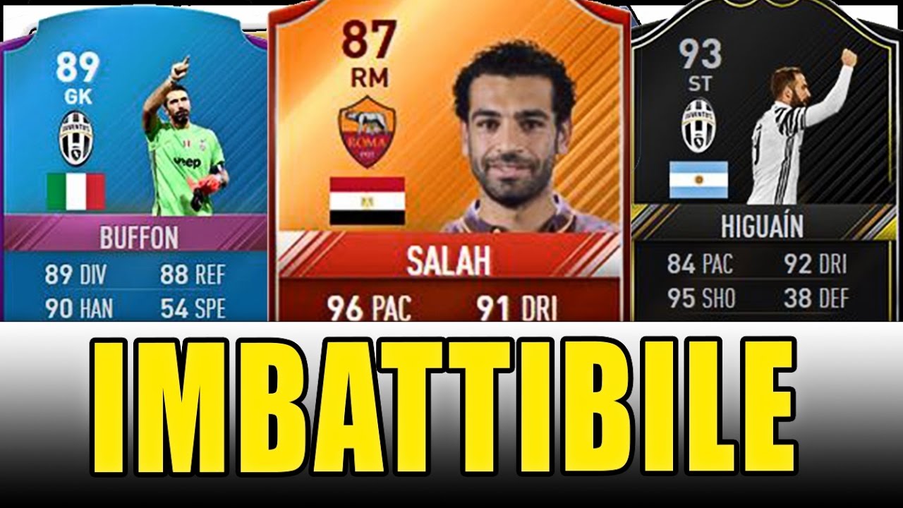 PROVA A BATTERE QUESTA SERIE A !!! -  ( fifa 17 Squad builder ultimate team)