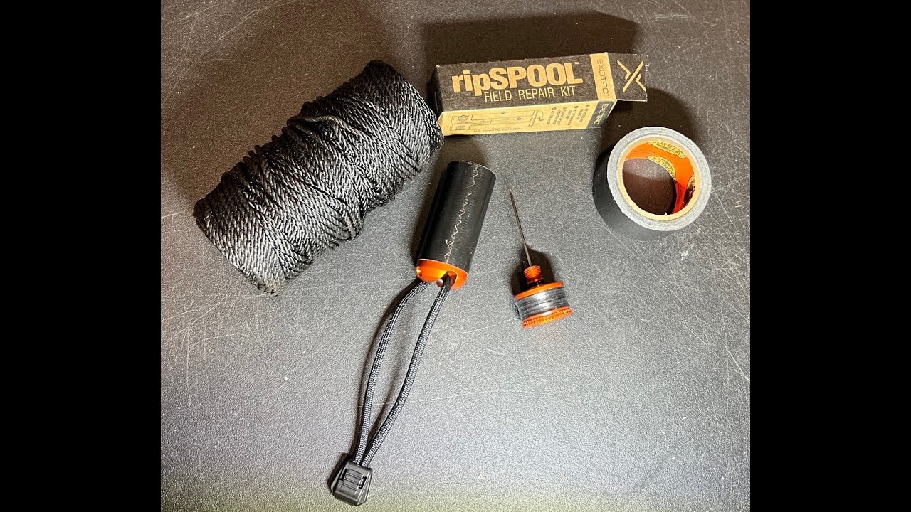 Take a look at the Exotac ripSPOOL Bushcraft and Survival Repair Kit