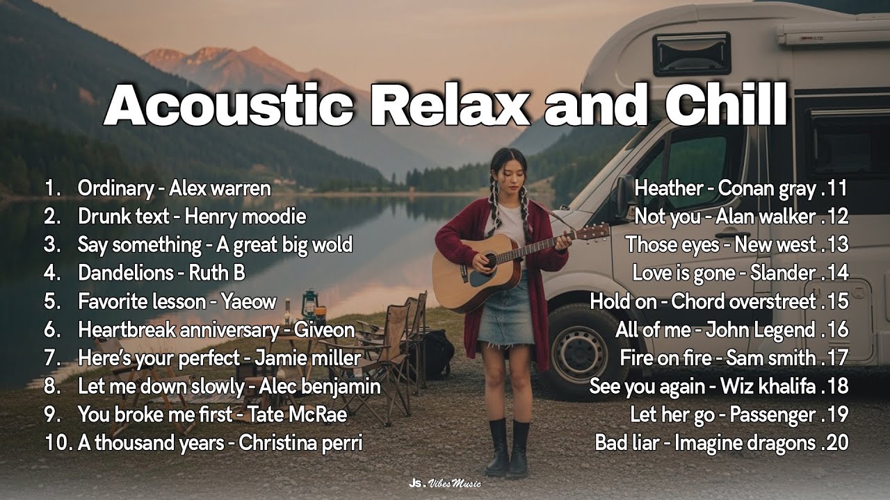 Acoustic Relax and Chill 💞🎵|| Top Trending Love Songs 2025 💞🎵| Ordinary - Alex Warren, Drunk Text