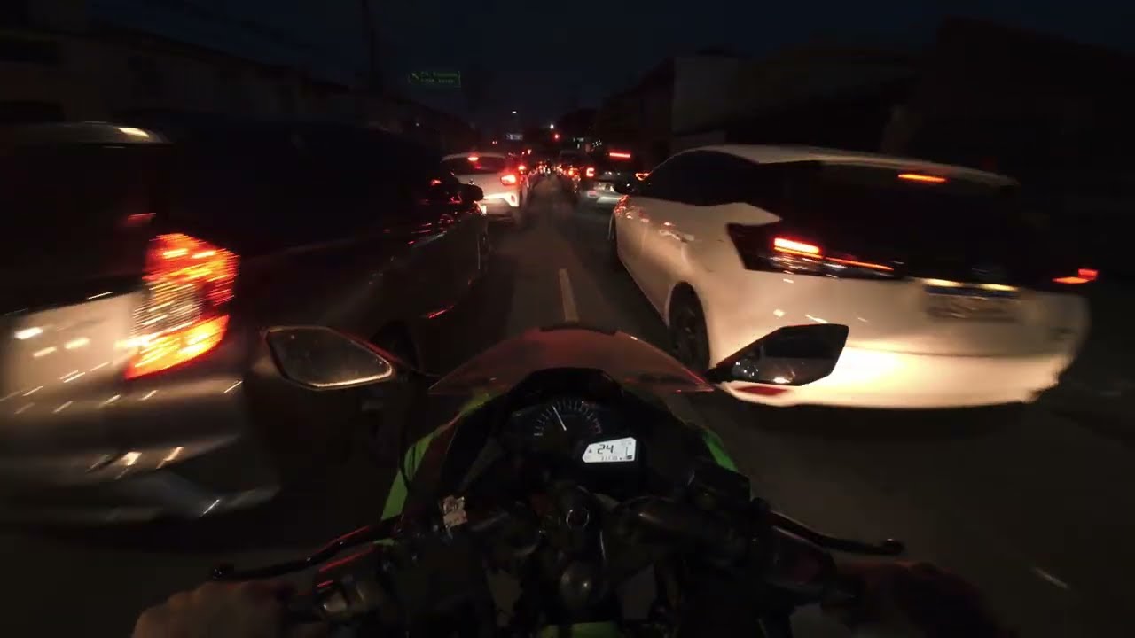 Kawasaki Ninja 300 Puresound + POV – NightRide