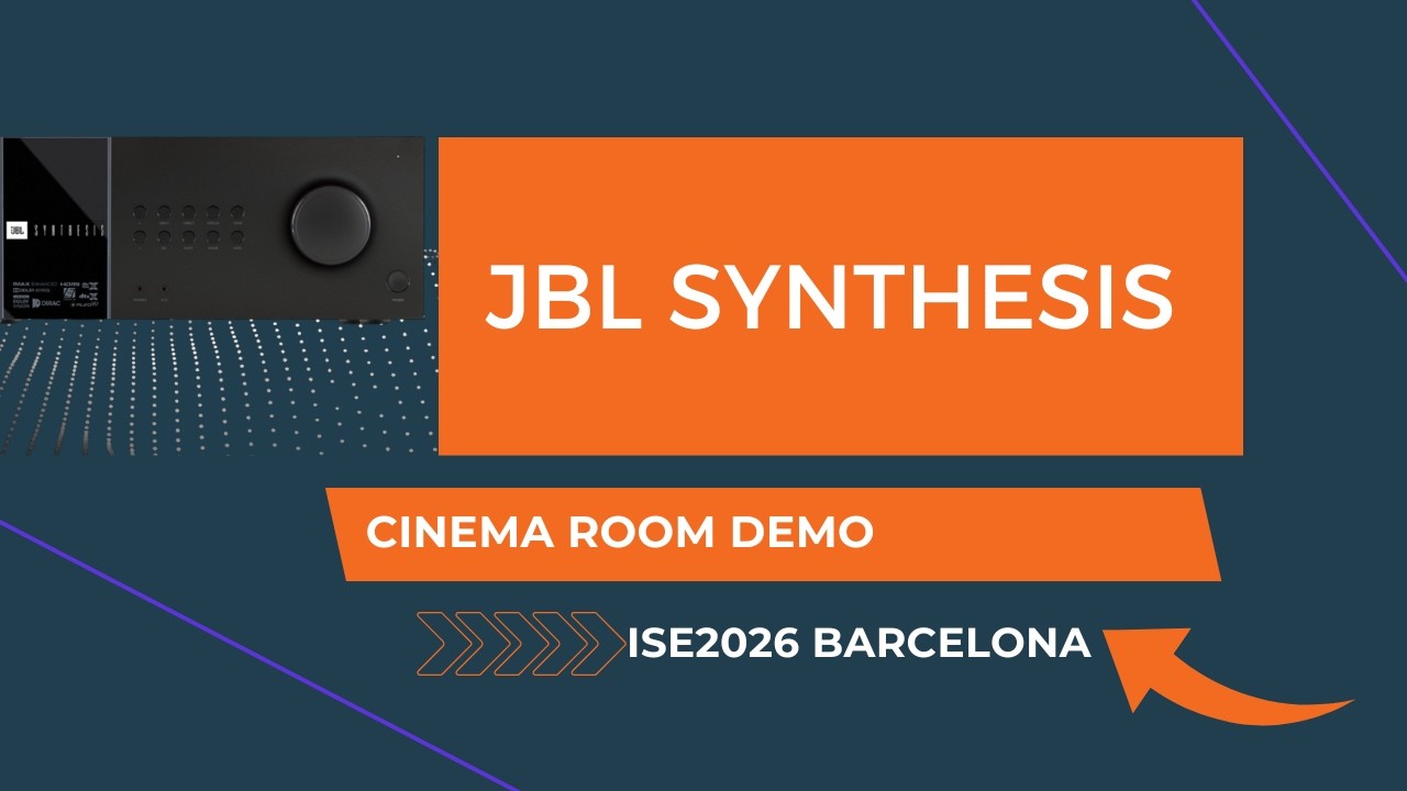 JBL Synthesis Cinema Room Demo ISE2026 Barcelona