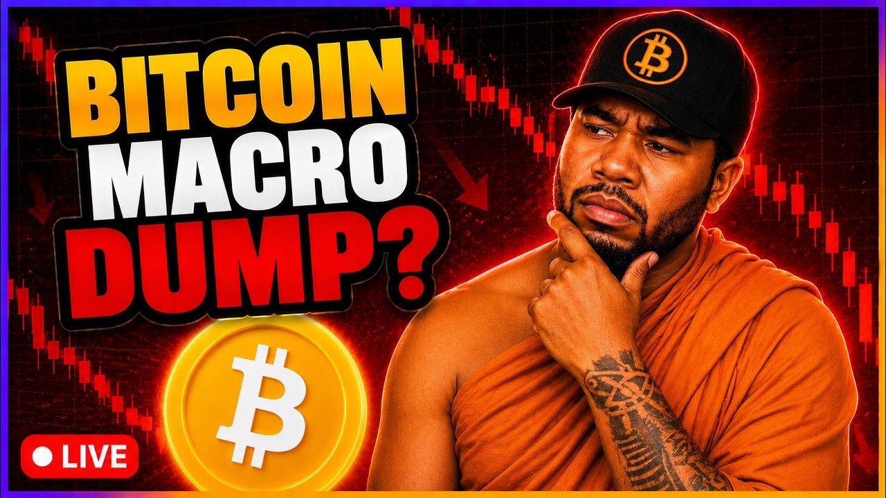 Bitcoin Macro Dump? Live Trading & Analysis!