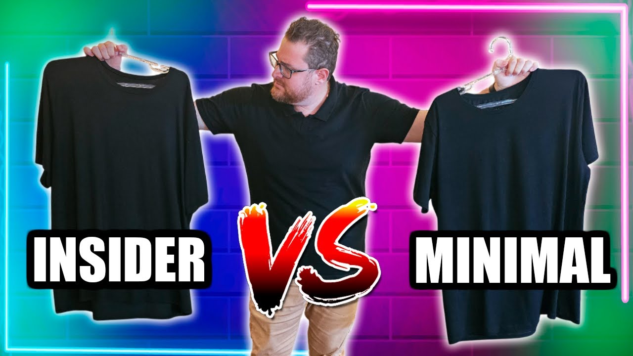 INSIDER vs MINIMAL CLUB: Qual a MELHOR CAMISETA? Testei e te conto a VERDADE!
