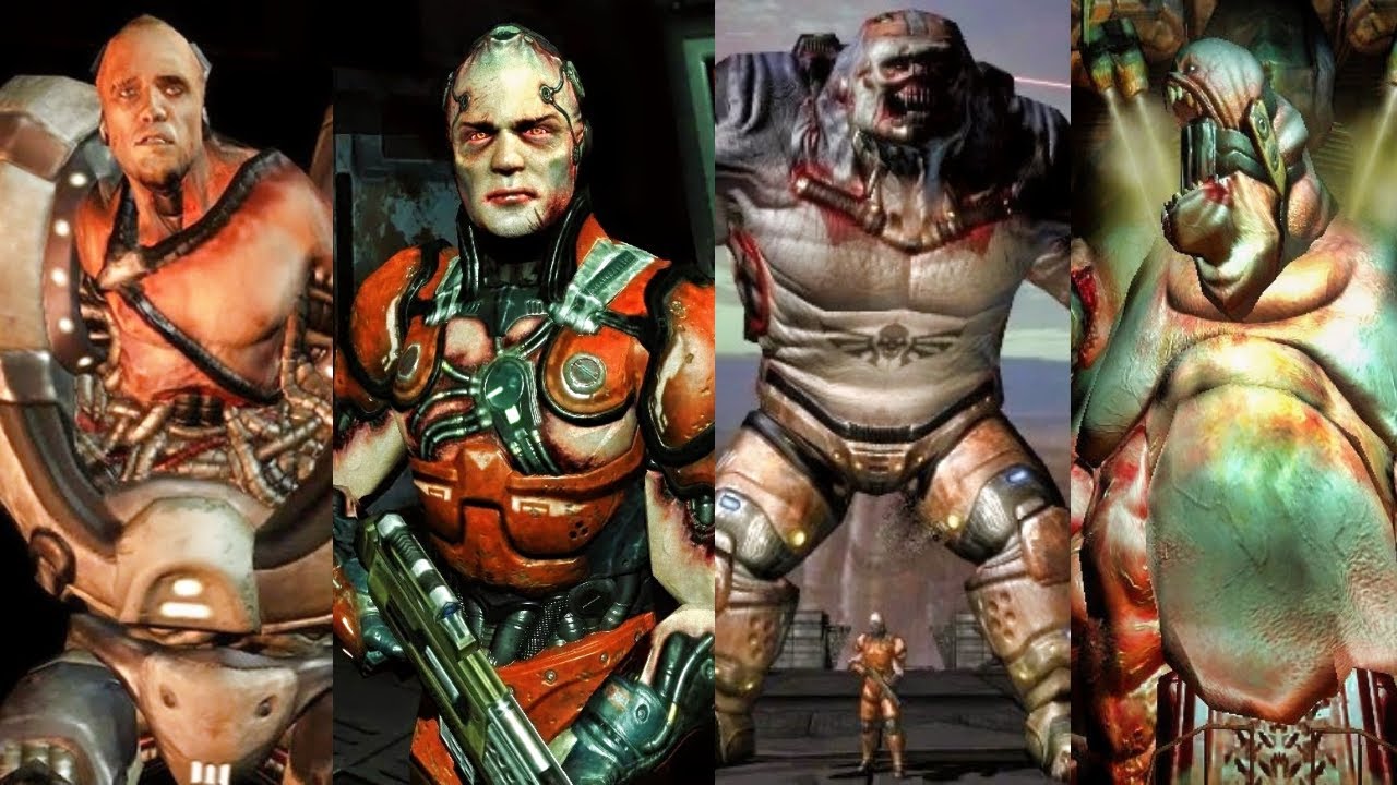 Quake 4 [PC] - All Bosses (With Cutscenes) [HD]