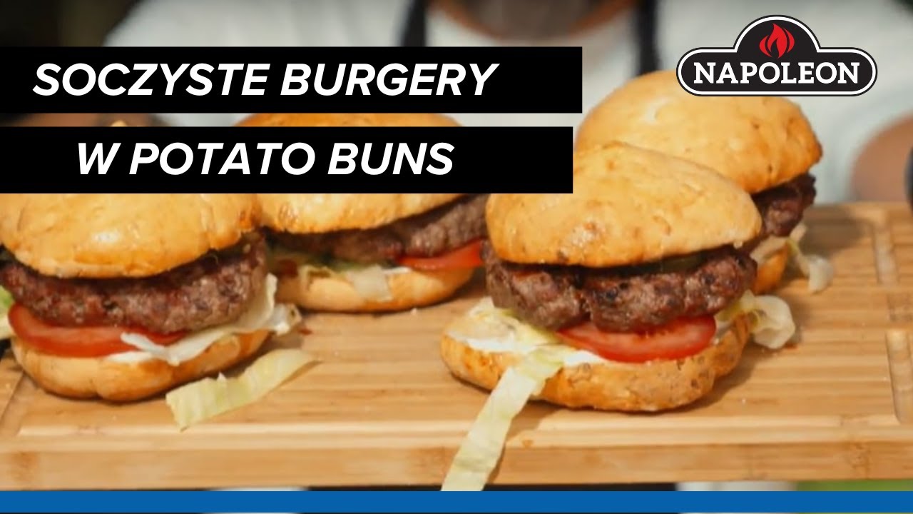 Soczyste burgery w potato buns