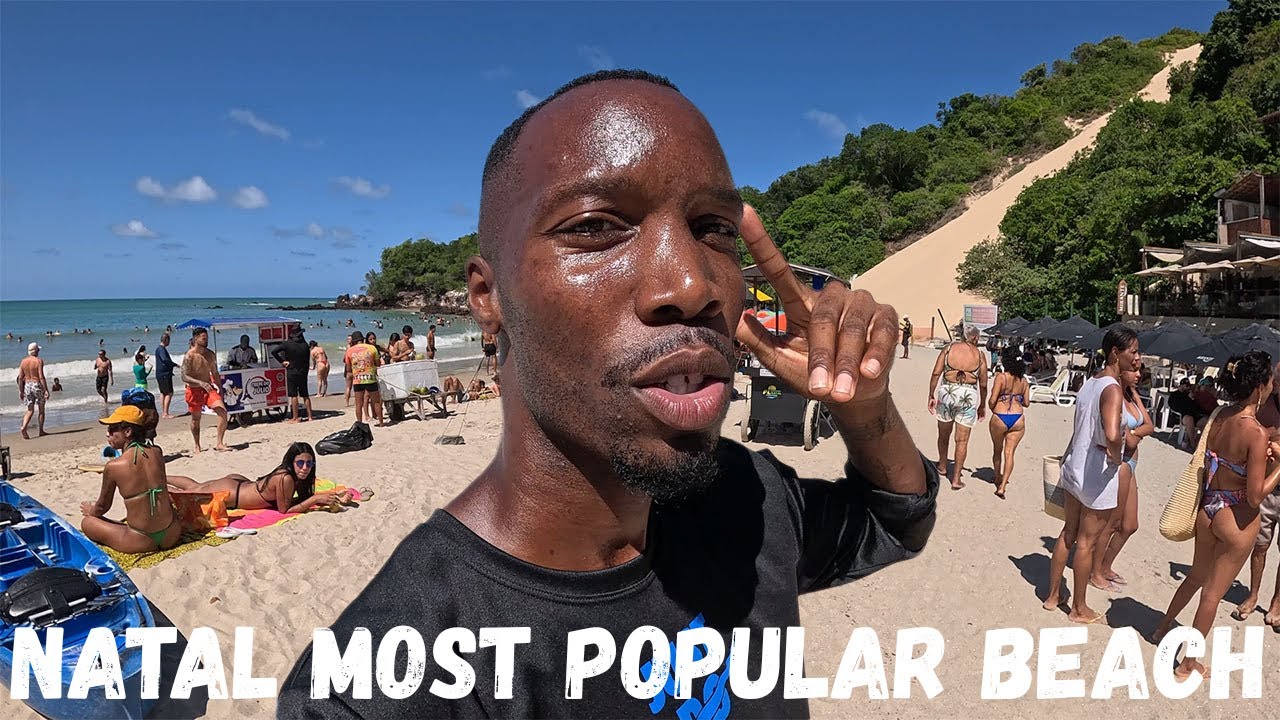 I Went To The Most Popular Beach in Natal, Brazil! 🇧🇷 
