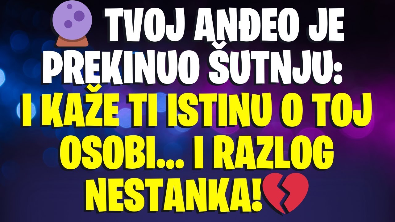🔮 Tvoj anđeo je prekinuo šutnju: I kaže ti ISTINU o toj osobi… i razlog nestanka!💔
