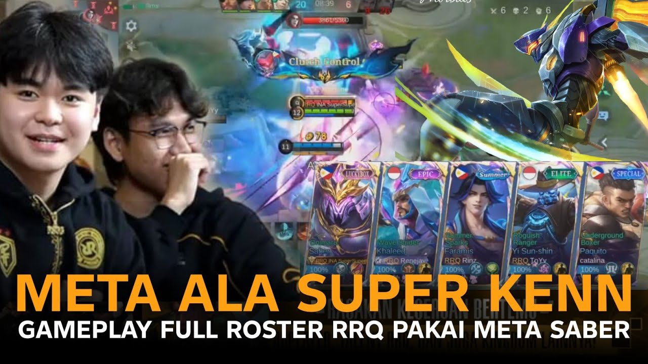 META SABER, SUPER KEN & TOY LATIHAN SEBELUM MPL 