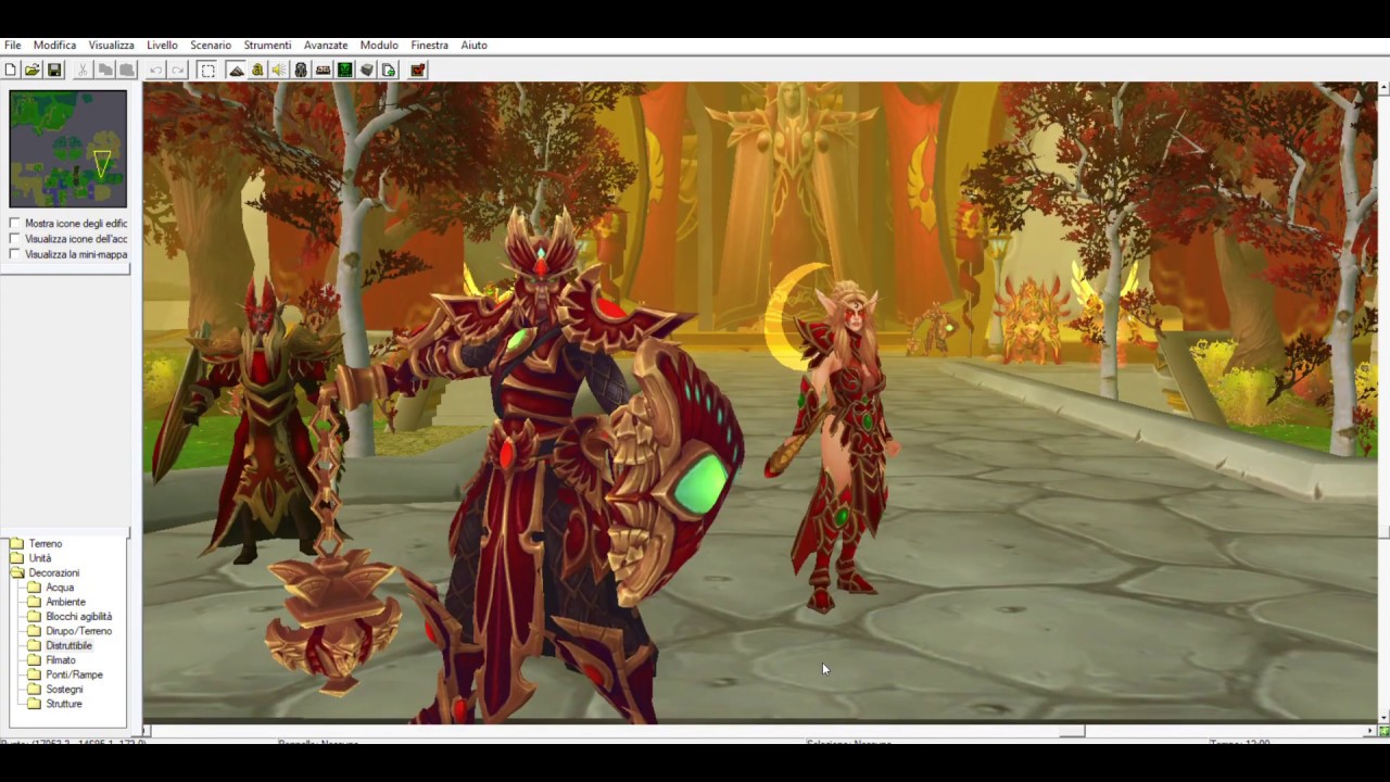 Silvermoon city in Warcraft 3