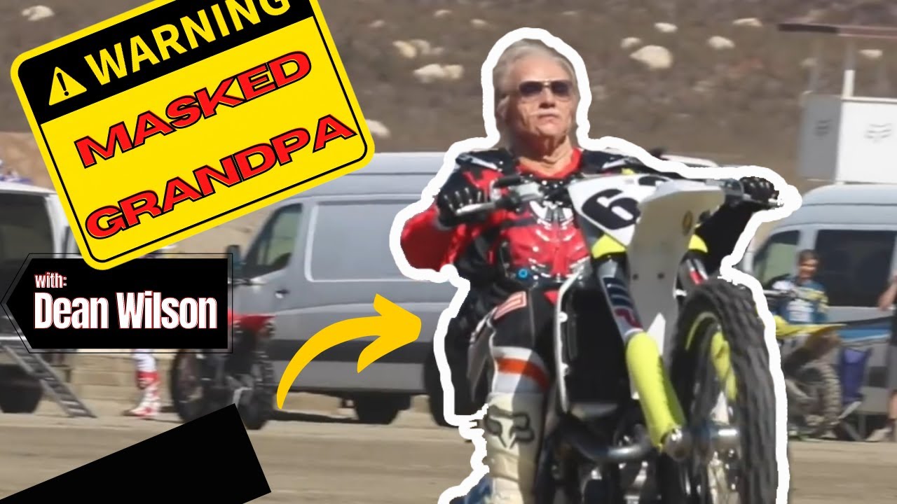 Masked as Grandpa with Dean Wilson | Giving motocross class in the guys!