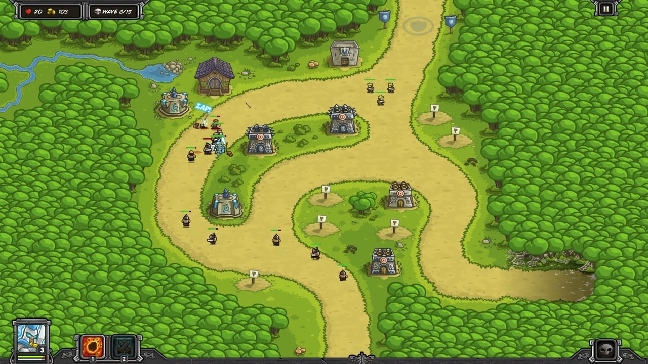 Kingdom Rush - Silveroak Forest【Veteran | 3 Stars】Campaign Mode