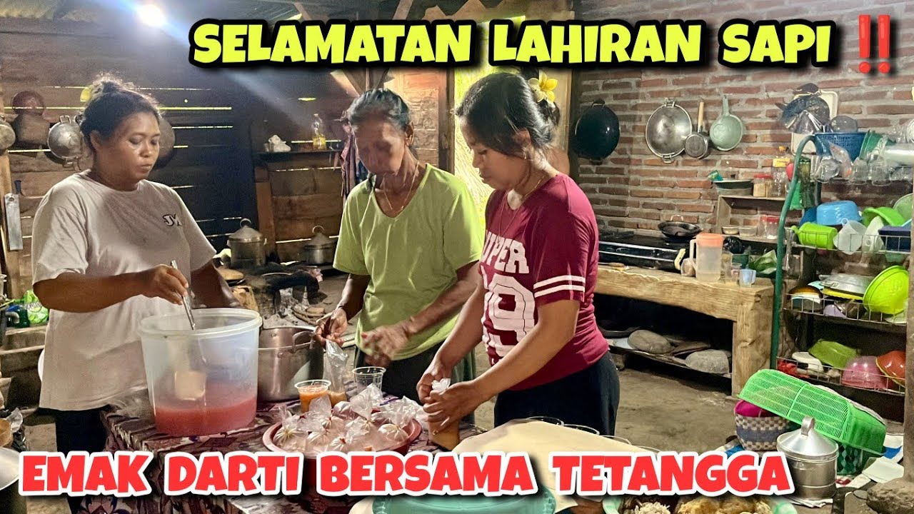 Emak Darti rewang dirumah tetangga ‼️ Lanjut kerumah bapak kandungku