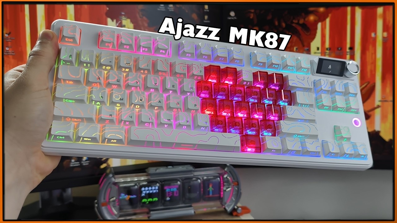 Яркая, красивая и на что-то похожая - Ajazz MK87 #клавиатура #Ajazz