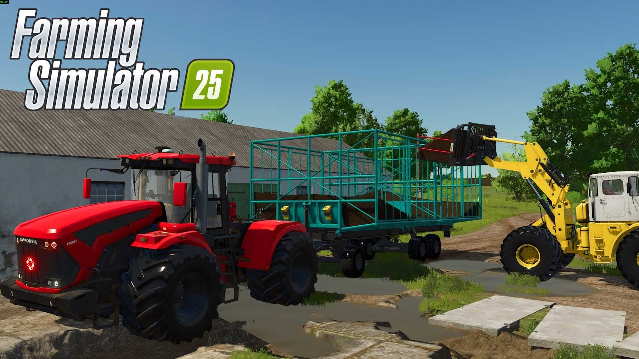 FS 25. РАЗВИВАЕМ ДЕРЕВНЮ! ЖУРАВЛЁВО. ЗАГОТОВКА КОРМА