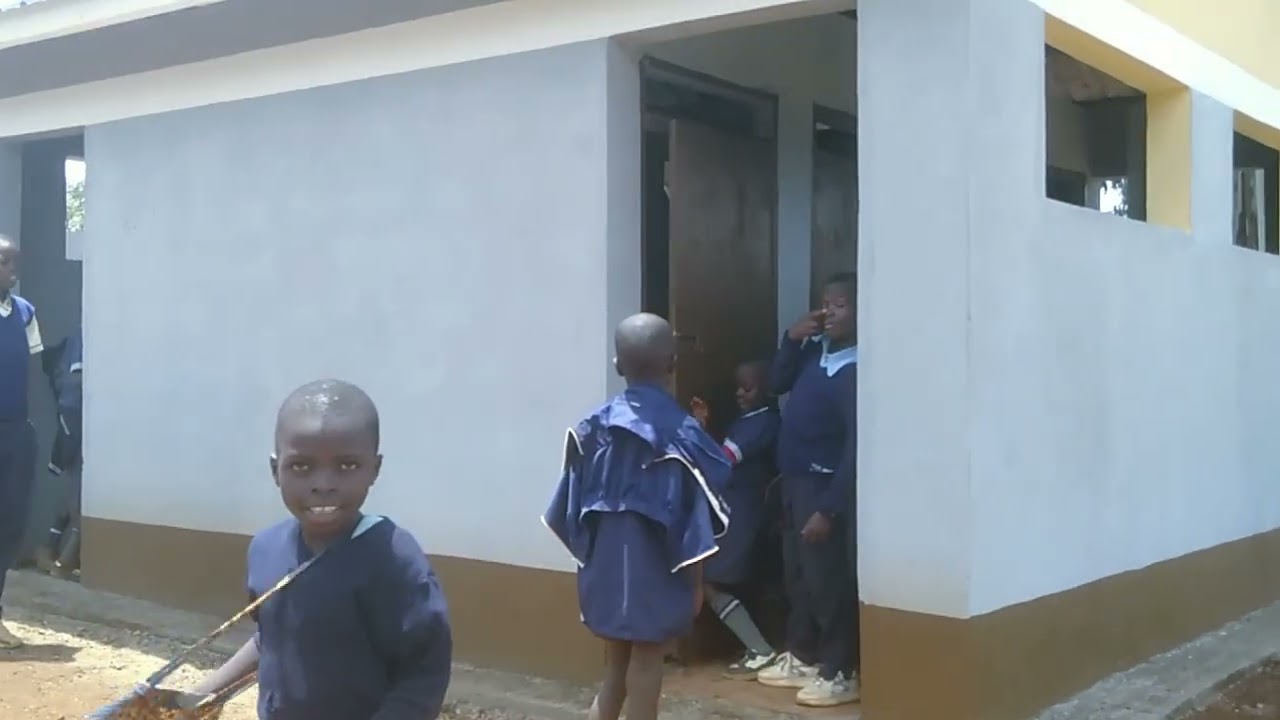 St Kizito Primary & Junior-Mautuma..DEBUTING the new modern Boy's Latrines...