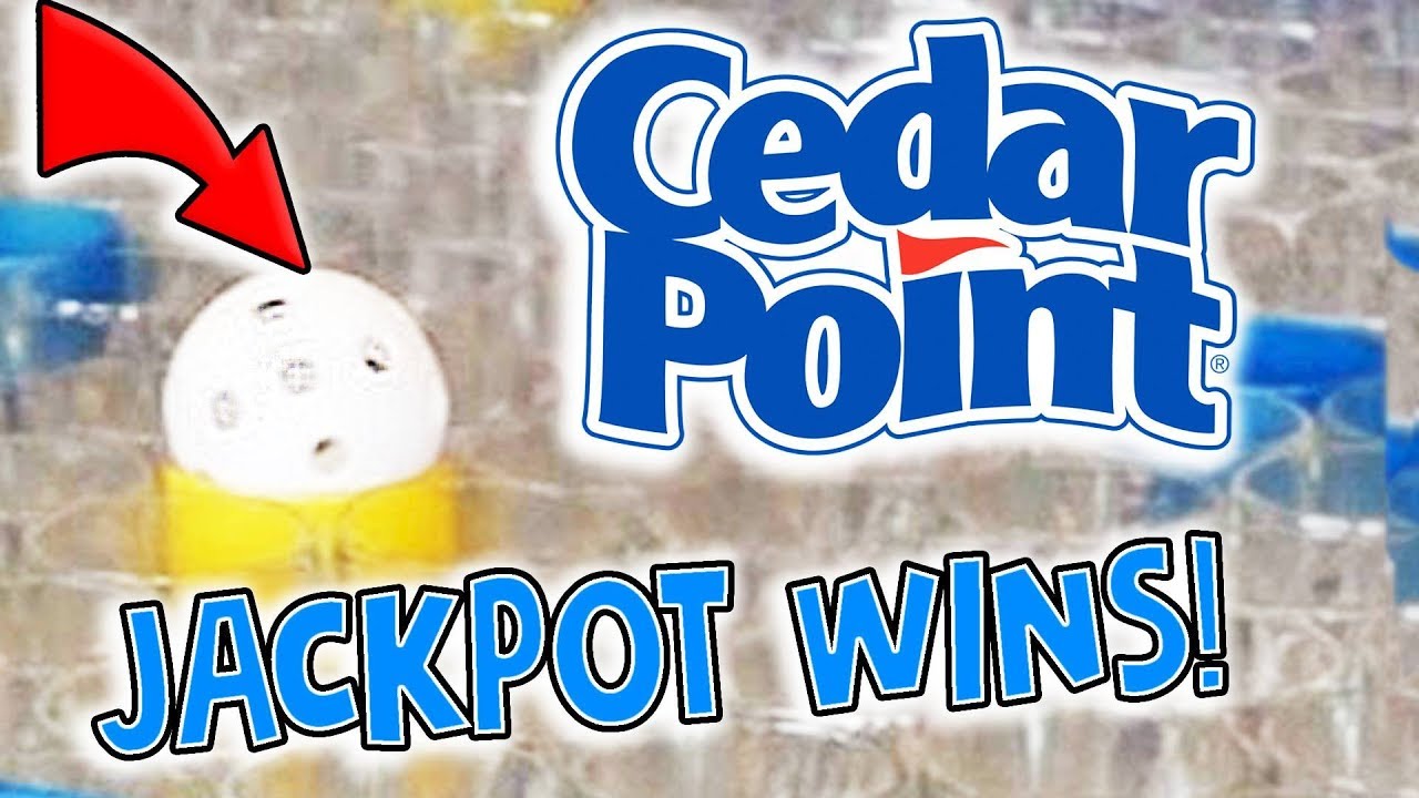 CARNIVAL GAME JACKPOT WINS AT CEDAR POINT!