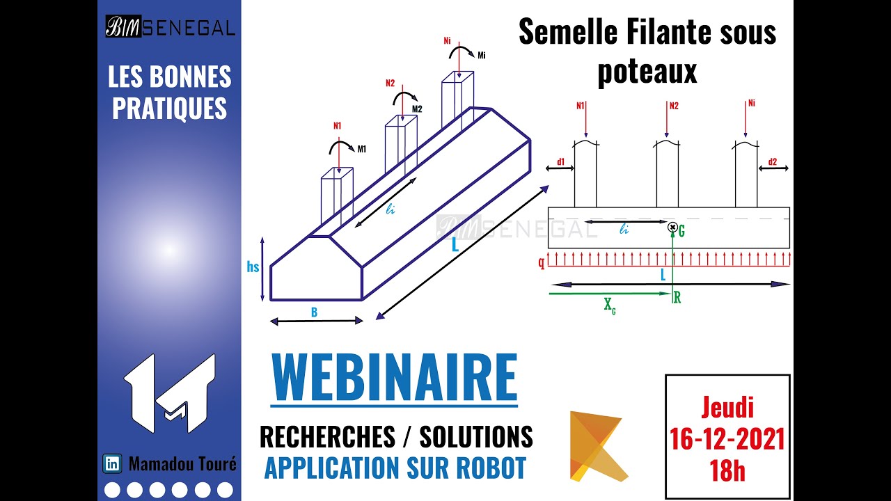 SEMELLE FILANTE SOUS POTEAUX