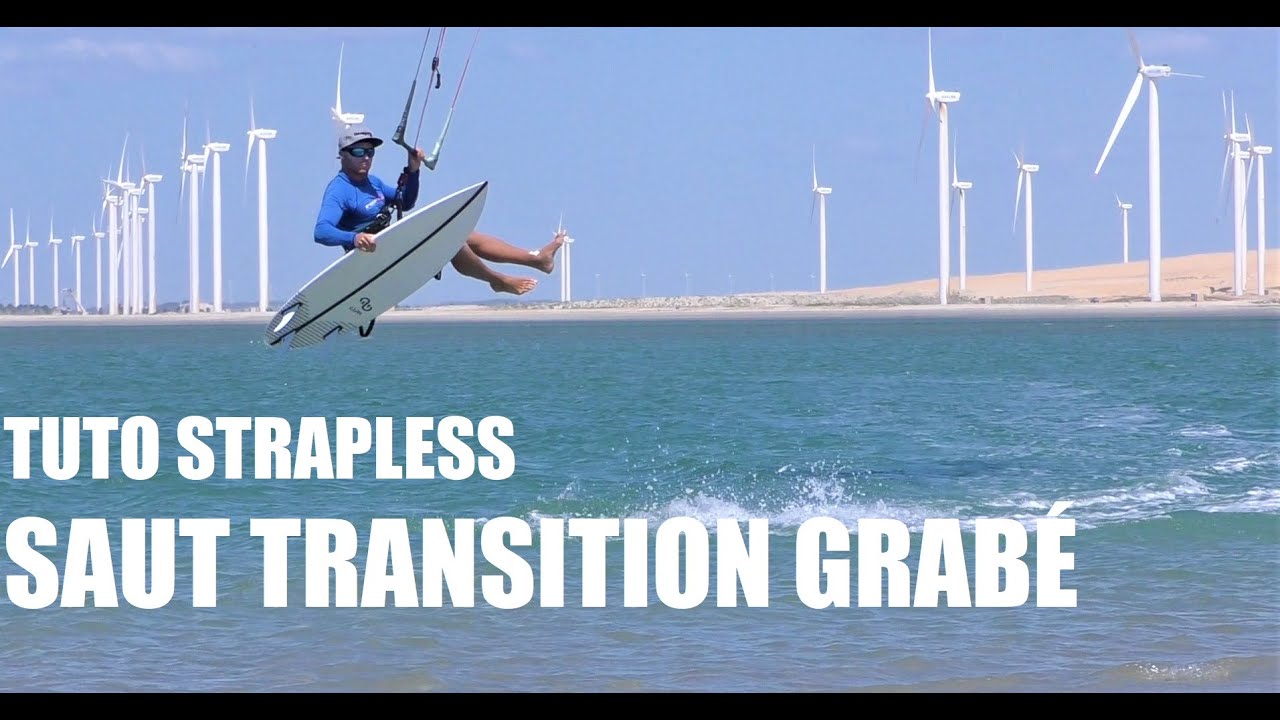 Tuto Strapless - Saut transition grabé - One Launch Kiteboarding