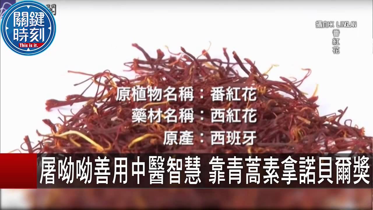 屠呦呦善用中醫智慧 靠青蒿素拿諾貝爾獎 黃創夏 陳耀寬 20151009-6 關鍵時刻