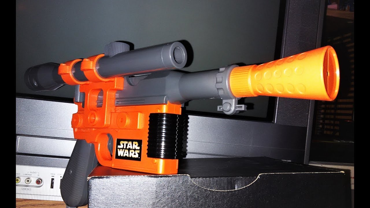 Han Solo Star Wars Plug and Play Blaster Strike Game play through and review.