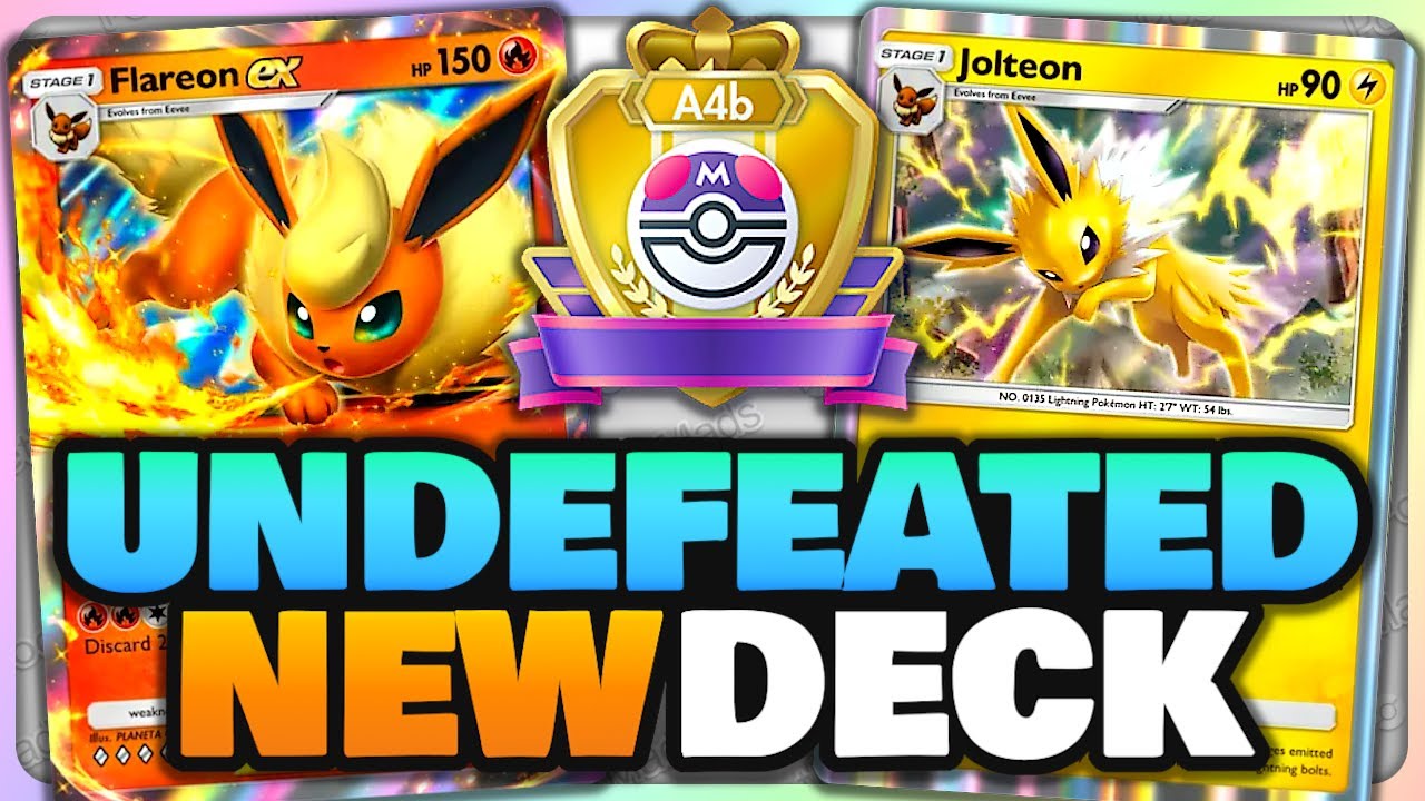 NEW Jolteon & Flareon Combo Goes UNDEFEATED!!! | Pokemon TCG Pocket