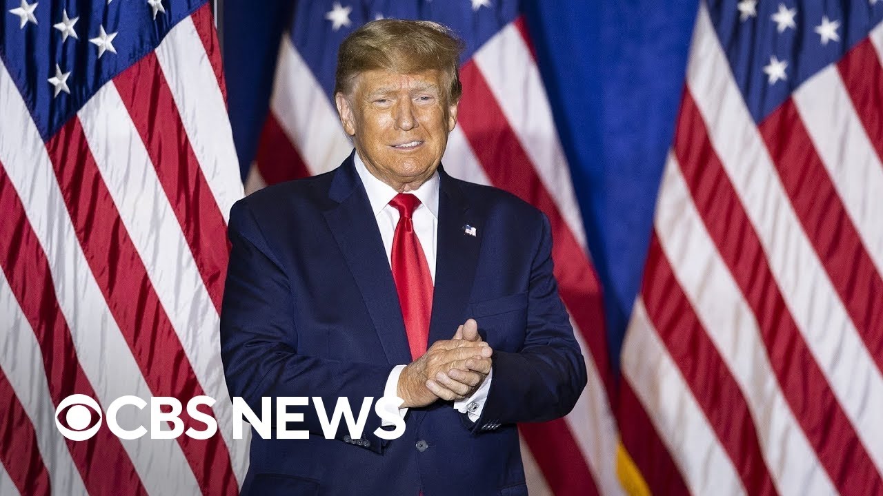 Trump holds first campaign event after Biden 2024 launch