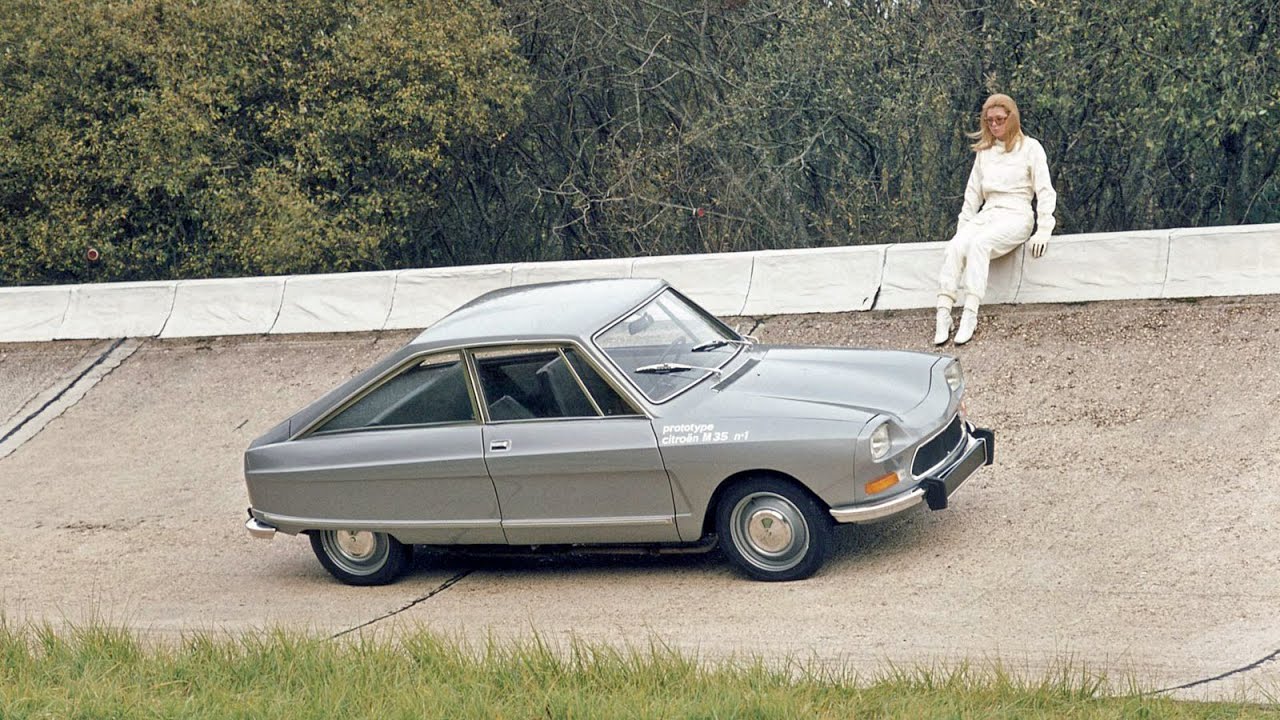 История первого автомобиля Citroen с роторным двигателем, M35, а также некоторые особенности DS с...